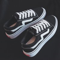 2023 new autumn canvas shoes for women, Korean version, versatile sports and leisure sneakers, classic little black shoes, spring and summer trendy