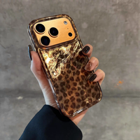 Personalized Full Screen Leopard Print Is Suitable Apple 17promax Mobile Phone Case Autumn Winter IPhone16Pro 15 14PM All inclusive