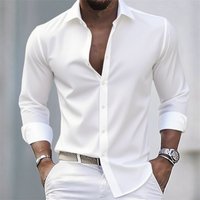 2026 Long Sleeve Dress Shirt Stretch Fabric Slim Fit Business Formal Casual Comfortable Top
