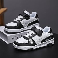 Kid’s Clothing Boys‘ Shoes 2024 Autumn New School Students‘ Shoes Comfortable Soft-soled Sports Shoes For Children’s Leather Anti-skateboard Shoes