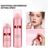O S Matte Long lasting Primer Spray Cosmetics Setting 3D High Quality Version Waterproof Powder Make Up