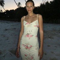 2023 Spring Summer Fashion Print U Neck Long Dress Hip Wrap Hot Selling Dress Strap