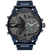 DZ Series Men’s Personality Large Dial Trendy Stainless Steel Band Quartz Watch For Men