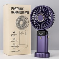 Portable Hand held Fan Mini Folding Desk Fan Cooler Cooling USB Rechargeable UK