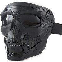 LazyZoom ¥%#Skull Military Enthusiast Tactical Goggles Outdoor Motorcycle Helmet Mask Riding Windproof Glasses Skiing CX