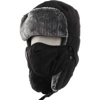 Trapper Hats Hat ring velvet Lei Feng hat thick warm Lei Feng hat winter riding ear protection Lei Feng hat