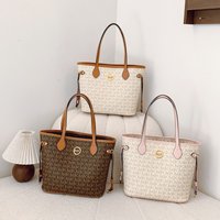 High End Feeling 2025 New Versatile Classic And Atmospheric One Shoulder Underarm Bag, Casual Large Capacity Floral