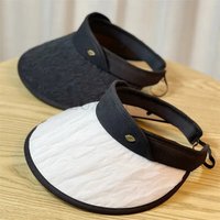 Hats Casual Straw Sun Visor Hat Wide Brim Summer UV Protection Beach Cap Foldable