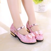 Party Sparkle Wedding Dress Shoes Princess Shoes Toddlers Sequin Sweet Bows Sandals