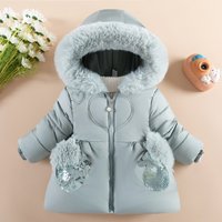 Winter Clothes Plus Velvet Thickened Fashionable Cotton Clothes Coat European American Style