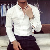  Slim Fit Long Sleeve Dress Shirt – Wrinkle Resistant Business Shirt Office & Formal Wear