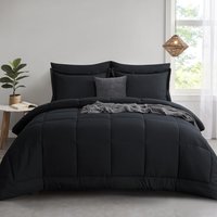 Diamond Grid Hotel Bedding Set – Premium Down Alternative Comforter (All-Season Lightweight Breathable & Hypoallergenic)