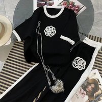 Women's design niche light mature style slimming two-piece set