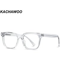 Kachawoo Anti-Blaulicht-Brille TR90 Acetat Herren Quadratisches Brillengestell Für Damen Trend Koren-Stil Unisex