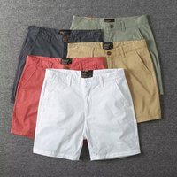 Clothing Summer Work Shorts Casual Five Point Pants Trendy Stylish Solid Simple Outerwear Business Pants