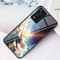 for Xiaomi Note 10 Lite 10 Pro 11 Pro Glass Case DECLAREYAO Luxury Hard Mirror Tempered Glass Coque For Xiaomi Mi CC9 Pr