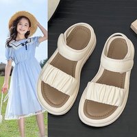 Girl 2025 New Arrival Kids Casual Beach Shoes Girls Soft Bottom Princess Sandals Children's Summer