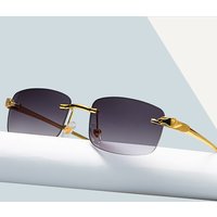 Leopard Head Small Frame Fashion Sunglasses European American Style