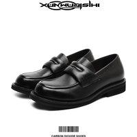 Old Money Style Elegant One Le Fu Thick Sole Height Increasing Spring And Summer New Single Shoe Commuting Set Foot