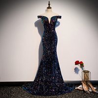 Clothing one shoulder fishtail dress