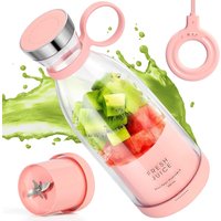 Magnetic USB Portable Blender - 11.5oz Smoothies Quick-Charge