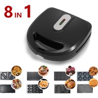 8 1 Gauge sandwich maker Waffle machine Doughnut electromechanical baking clang Madeline Cookie Maker 110V Breakfast maker 8 Baking tray