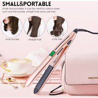 PSE hair straightener dual purpose curling and straightening temperature adjustable electric clamp 2 in 1 hair straightener export