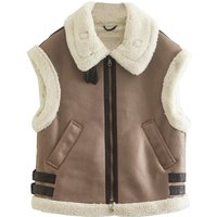 Clothing autumn winter fur vest coat retro lamb wool loose zipper suede thickened coat