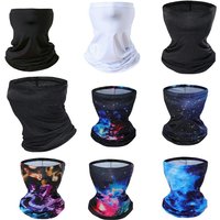 Ice Silk Sunscreen Mask Summer Men Women Riding Magic Headband Outdoor Sports Dust And Wind Proof Neck Cover
