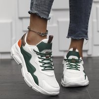 Outdoor Fashion Sneakers - Anti-Slip Hiking Shoes (Quick-Dry Mesh) - Unisex Chunky Sole Design