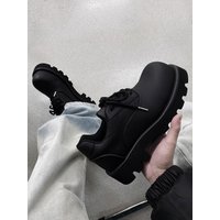 Sports Derby Big Toe Leather Shoes Men's Fashionable Casual 2024 Spring New Black Commuter Platform Elevator