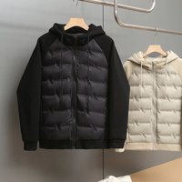 Clothing Winter Warm Hooded Jacket Fleece Lining Casual Zip Up Coat Outdoor & Daily Wear 