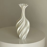New Artistic Abstract Vase Twisted Flower Arrangement Decorative Ornament Nordic Minimalist Ins Style 3D Printed Light