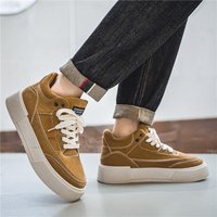 Canvas high school students autumn Korean version easy to wear medium top sports leisure skateboard