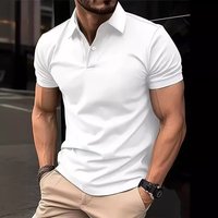 Unbeatable Quality Ins2025 Summer Quick Sale T shirt Button Henley Collar Sports Affordable Polo Shirt