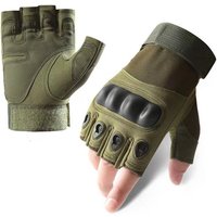 Tactical gloves Half finger tactical gloves outdoor cycling sports anti slip wear mountaineering fitness combat training gloves