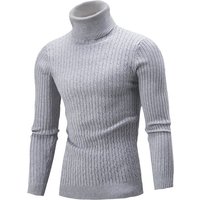 Clothing Turtleneck Pullover Sweater Slim Bottom Shirt Twisted Casual Sweater