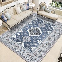 Light luxury living room carpet retro Persian bedroom bedside blanket home ethnic style coffee table floor mat sofa blanket