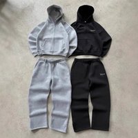 Clothing Autumn Winter Trendy Hooded Pin Print Sports Casual Comfortable Suit