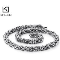 Jewelry Titanium Steel Jewelry Stainless Steel Braided Keel Chain Necklace Domineering Style Personality Necklace
