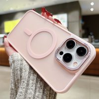 Magnetic Wireless Charger Case Iphone 16 15 14 Plus 13 12 11 Pro Max Cases Matte Translucent Phone Cover