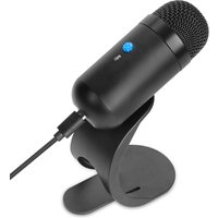 Metal Condenser USB Microphone Gaming Quick Mute Button PC Mic Kit Desktop Laptop Studio YouTube Recording Vocals
