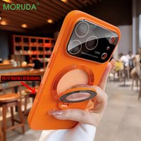 Bracket Holder Phone Case Iphone 17 Air 16 15 14 13 Pro Max Plus 12 11 Magnetic Charging Full Lens