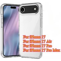 Ultra Thin Clear TPU Cases Iphone Air 17 16 E 15 14 Pro Max Plus Transparent Soft Silicone Phone Cover