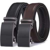 Premium Cowhide Leather Belt Automatic Buckle Business & Casual Wear