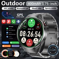 2025 New Watch G5 Plus GPS NFC Smart Watch Men Women 466*466 AMOLED Screen Heart Rate Bluetooth Call IP68 Waterproof Smartwatch