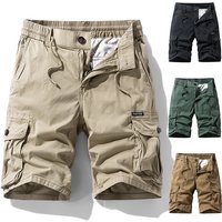 2025 Summer Men's Casual Bermuda Loose Cotton Outdoor Travel Wear-resistant, Breathable And Comfortable Beach Shorts