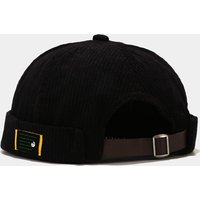 Landlord hat version personality label corduroy yuppie hat ' s trendy Harajuku retro melon skin hat