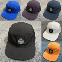 Summer Trendy Brand Workwear Flat brim 5 panel Cap Outdoor Sun Protection Quick dry Baseball Cap