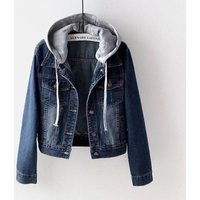Clothing Short Spring Autumn Long Sleeve Slim Hooded Jacket Versatile Student Tops